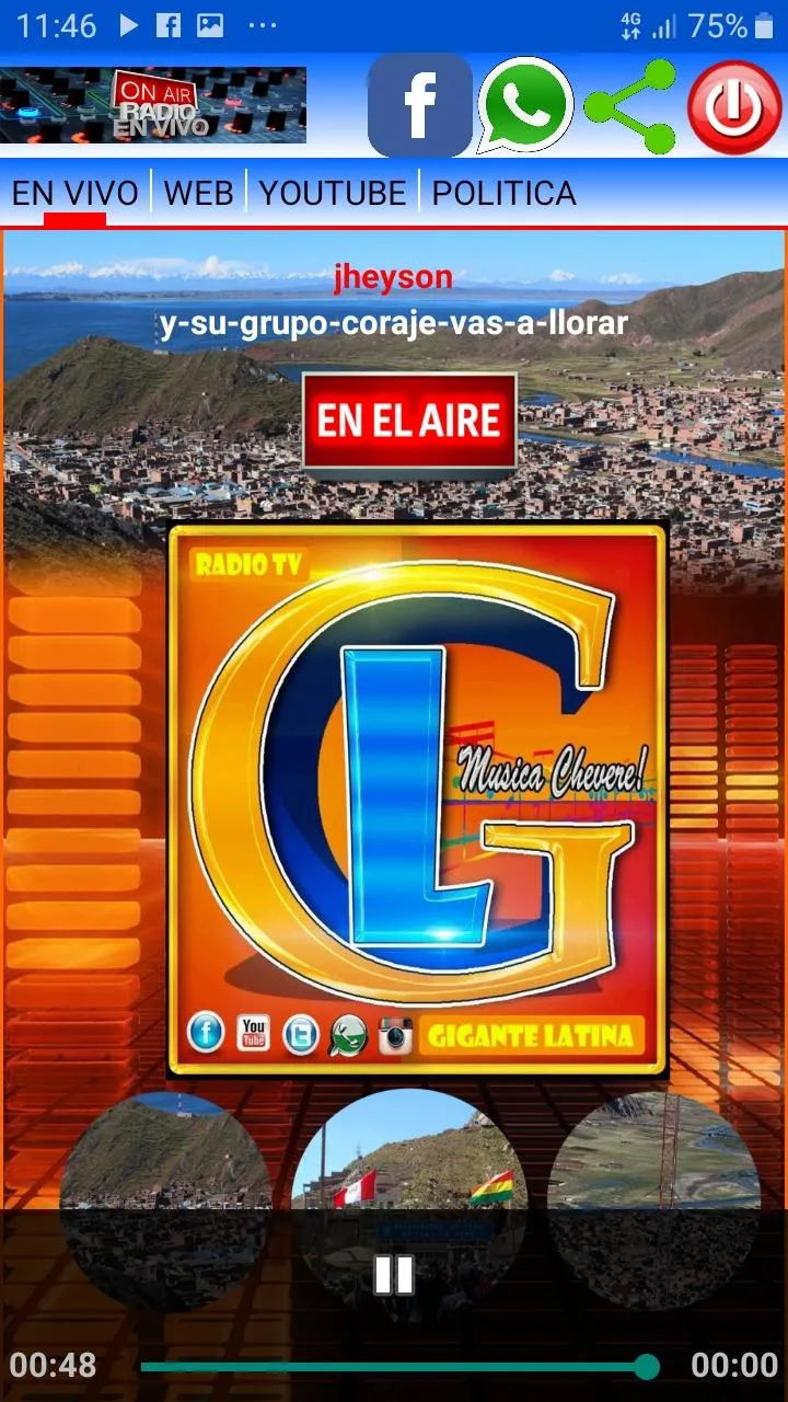 Radio Gigante Latina Desaguade | Indus Appstore | Screenshot