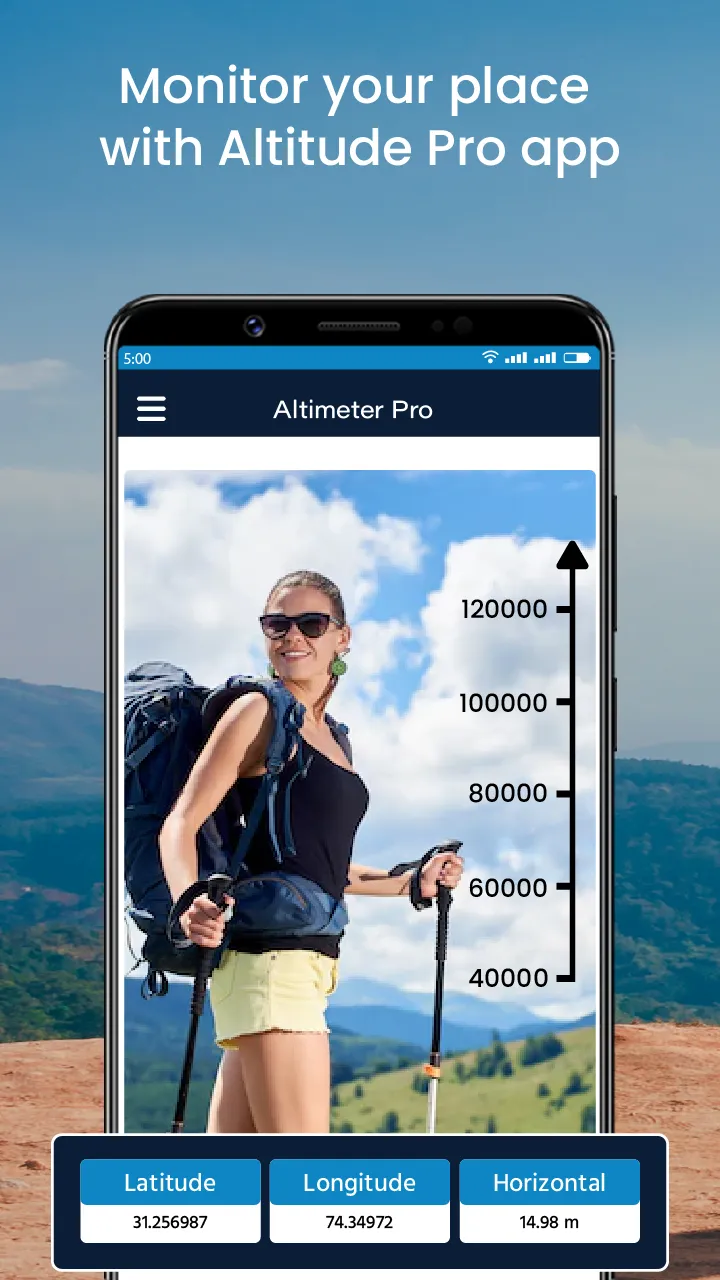 Altimeter Pro & GPS Altitude | Indus Appstore | Screenshot