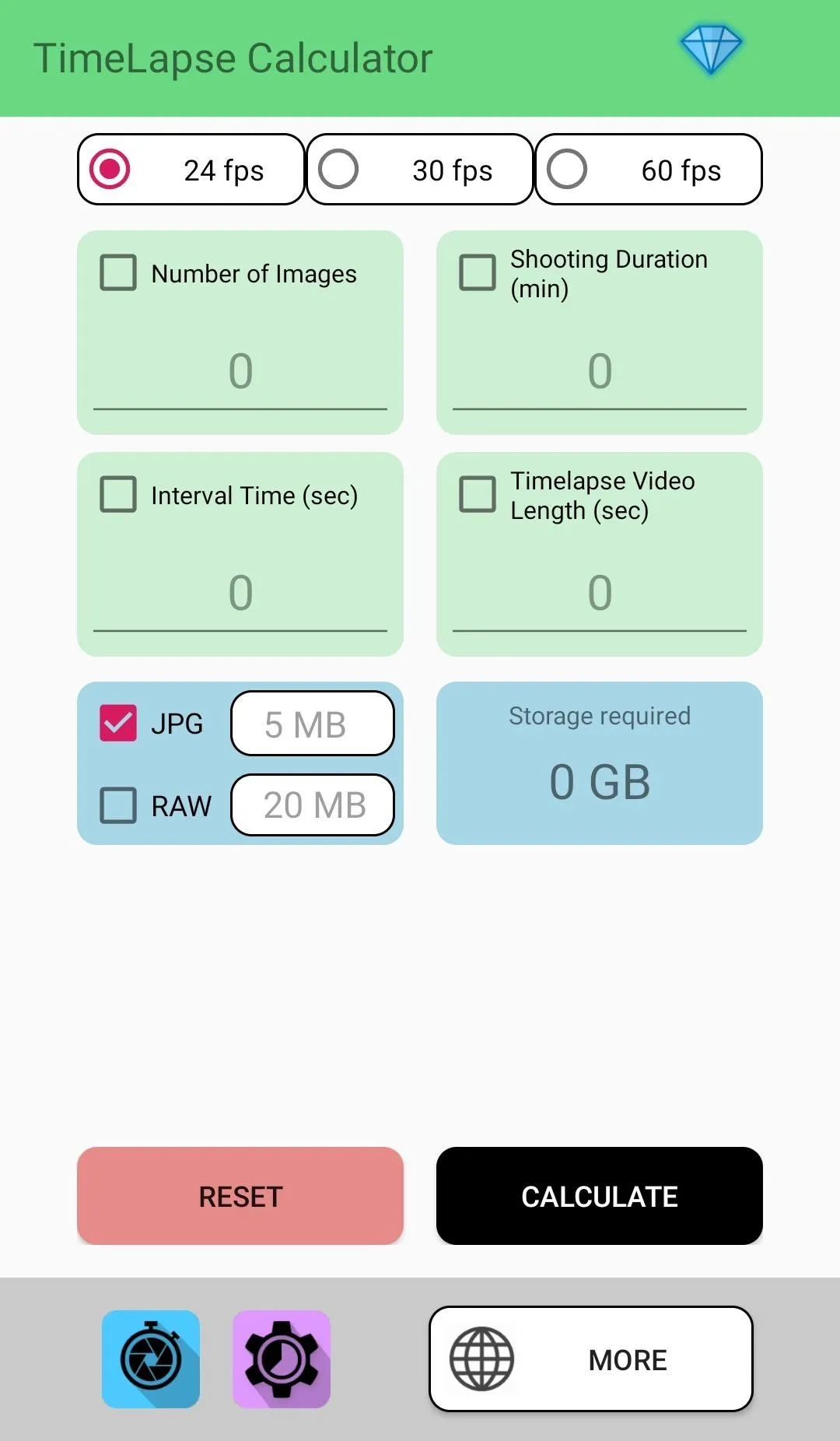 TimeLapse Calculator | Indus Appstore | Screenshot