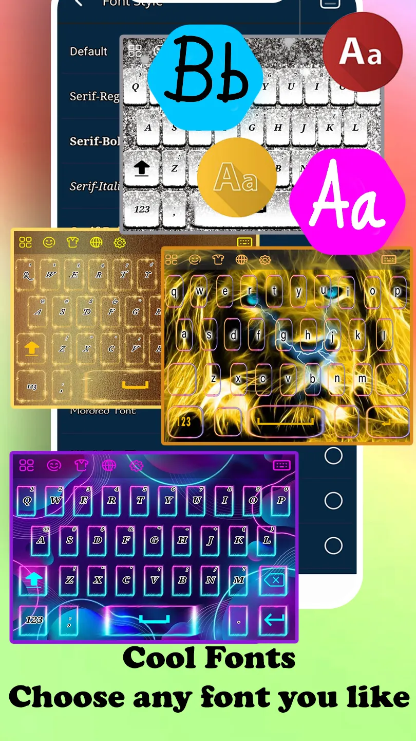 Lightning lion king Keyboard | Indus Appstore | Screenshot