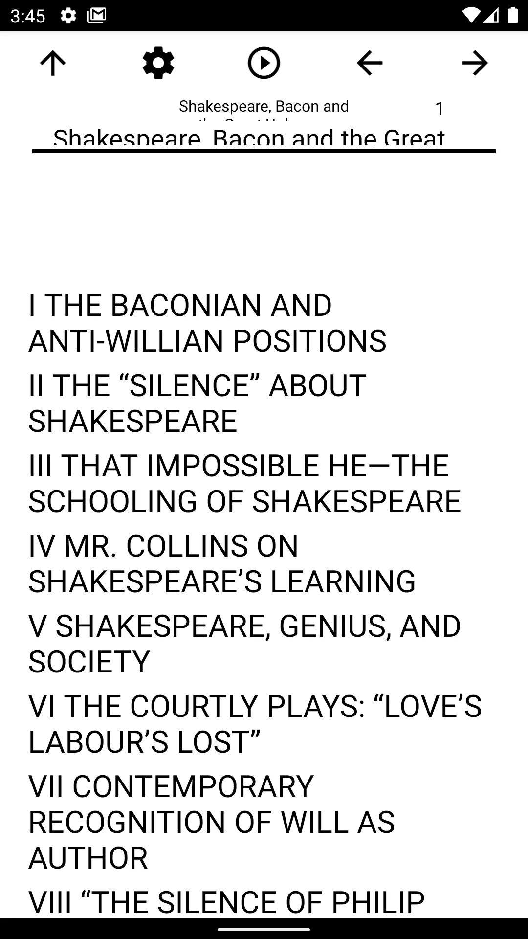 Book, Shakespeare, Bacon and t | Indus Appstore | Screenshot