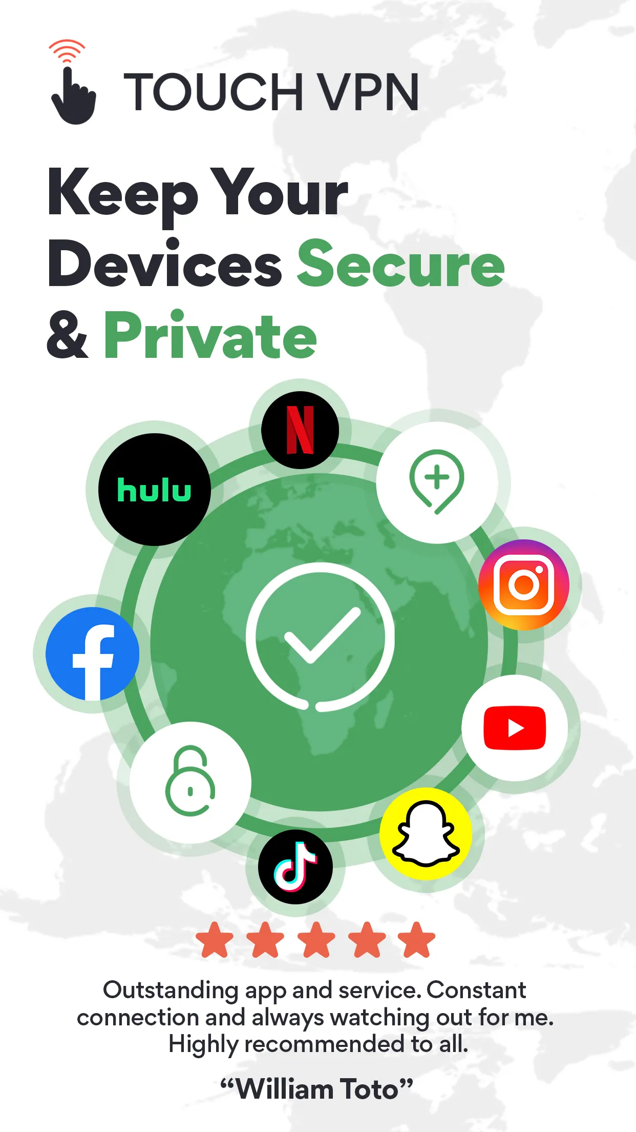 Touch VPN - Fast Hotspot Proxy | Indus Appstore | Screenshot