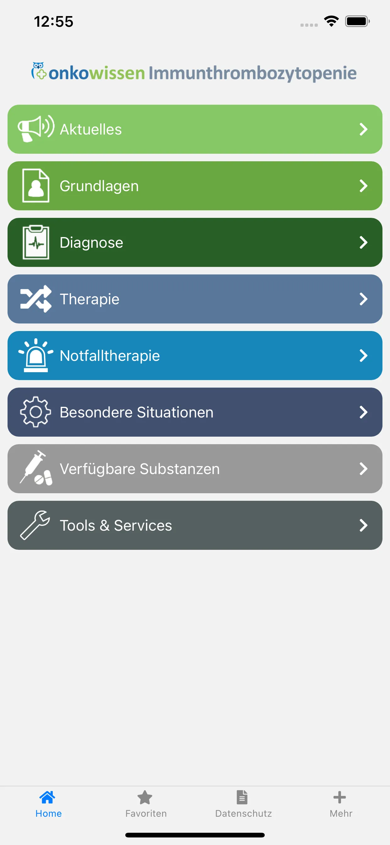 ITP onkowissen | Indus Appstore | Screenshot