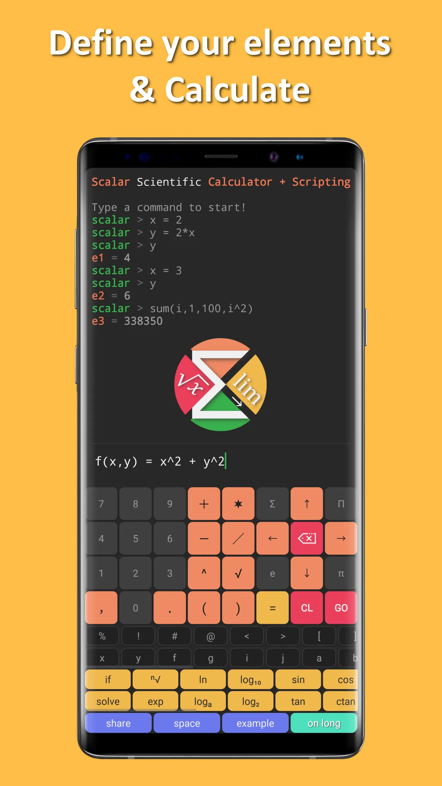 Scientific Calculator Scalar | Indus Appstore | Screenshot