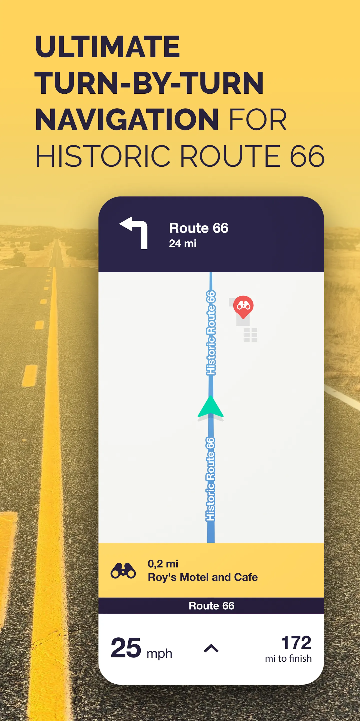 Route 66 Navigation | Indus Appstore | Screenshot