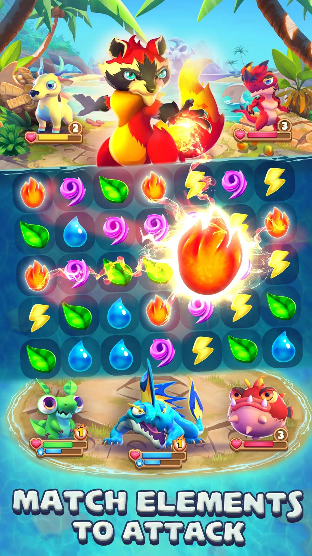 Monster Tales: Match 3 Puzzle | Indus Appstore | Screenshot