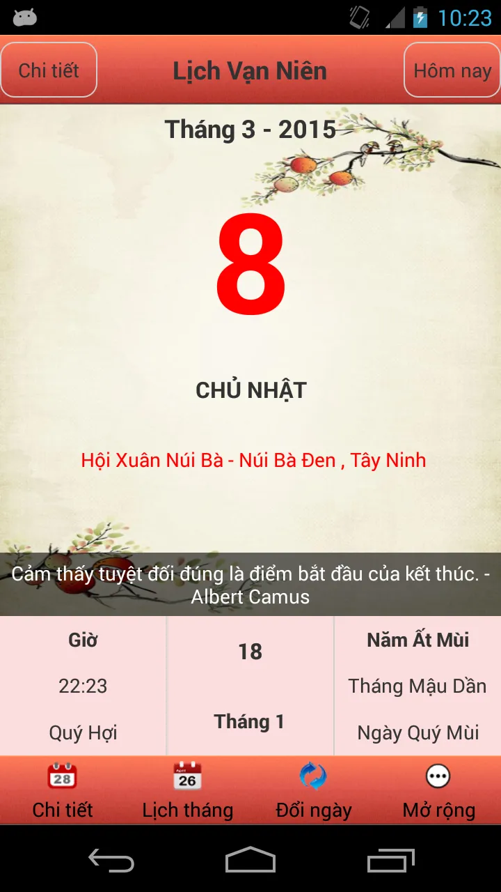 Lịch Vạn Niên | Indus Appstore | Screenshot