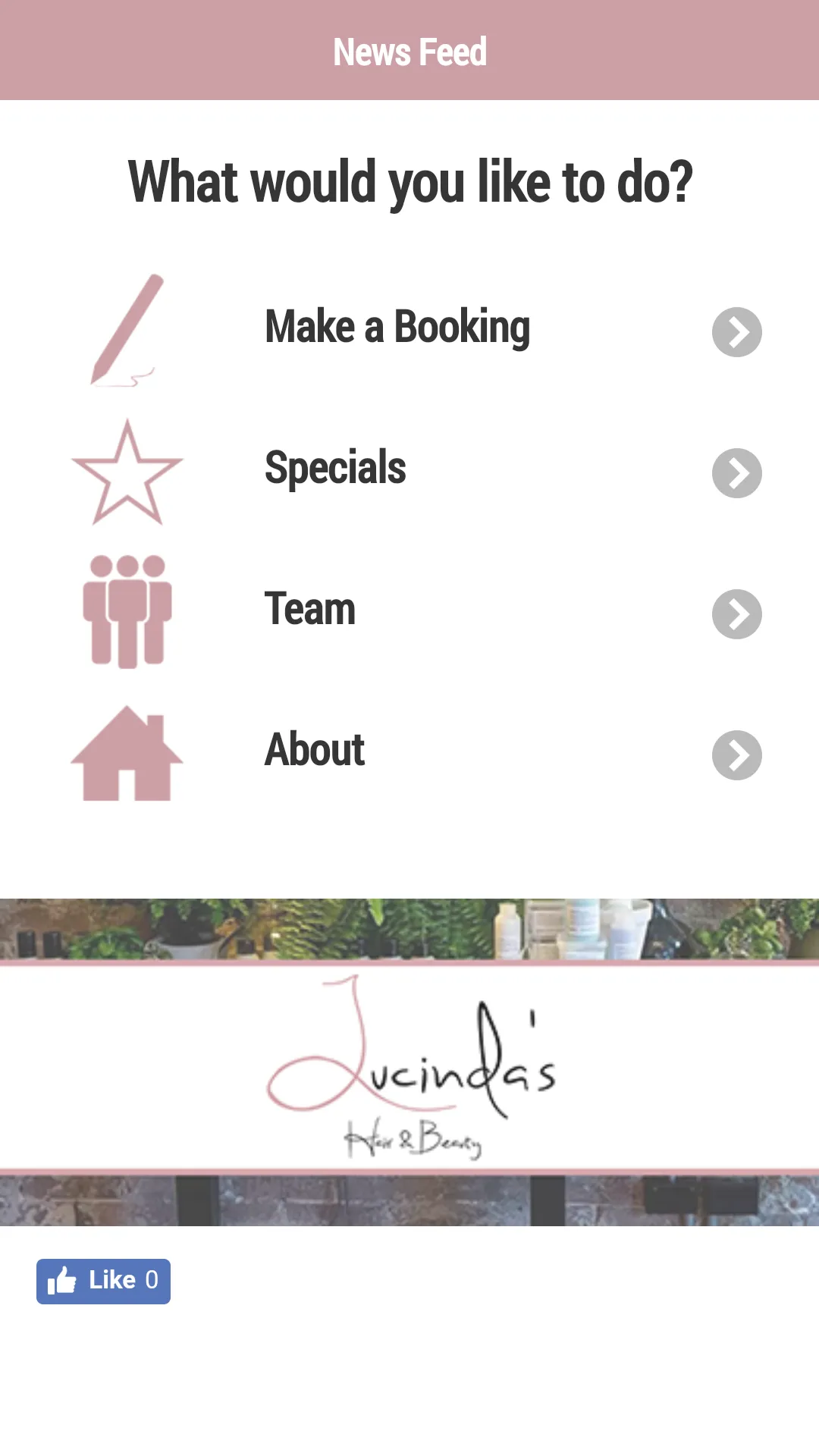 Lucinda's Hair & Beauty | Indus Appstore | Screenshot