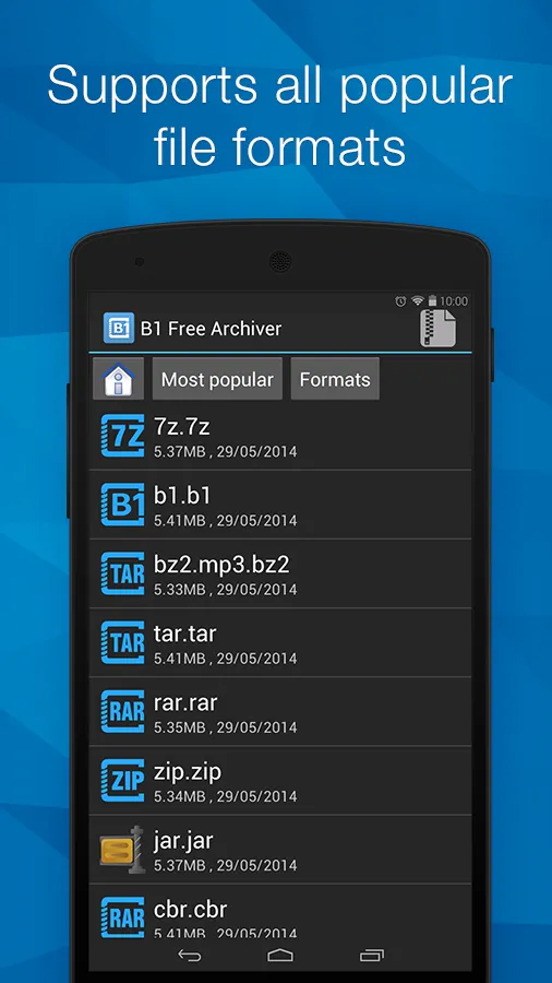 B1 Archiver zip rar unzip | Indus Appstore | Screenshot