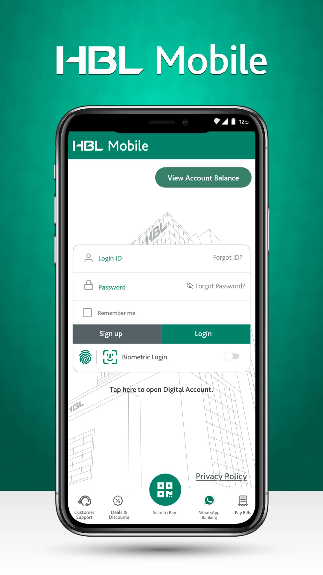 HBL Mobile | Indus Appstore | Screenshot