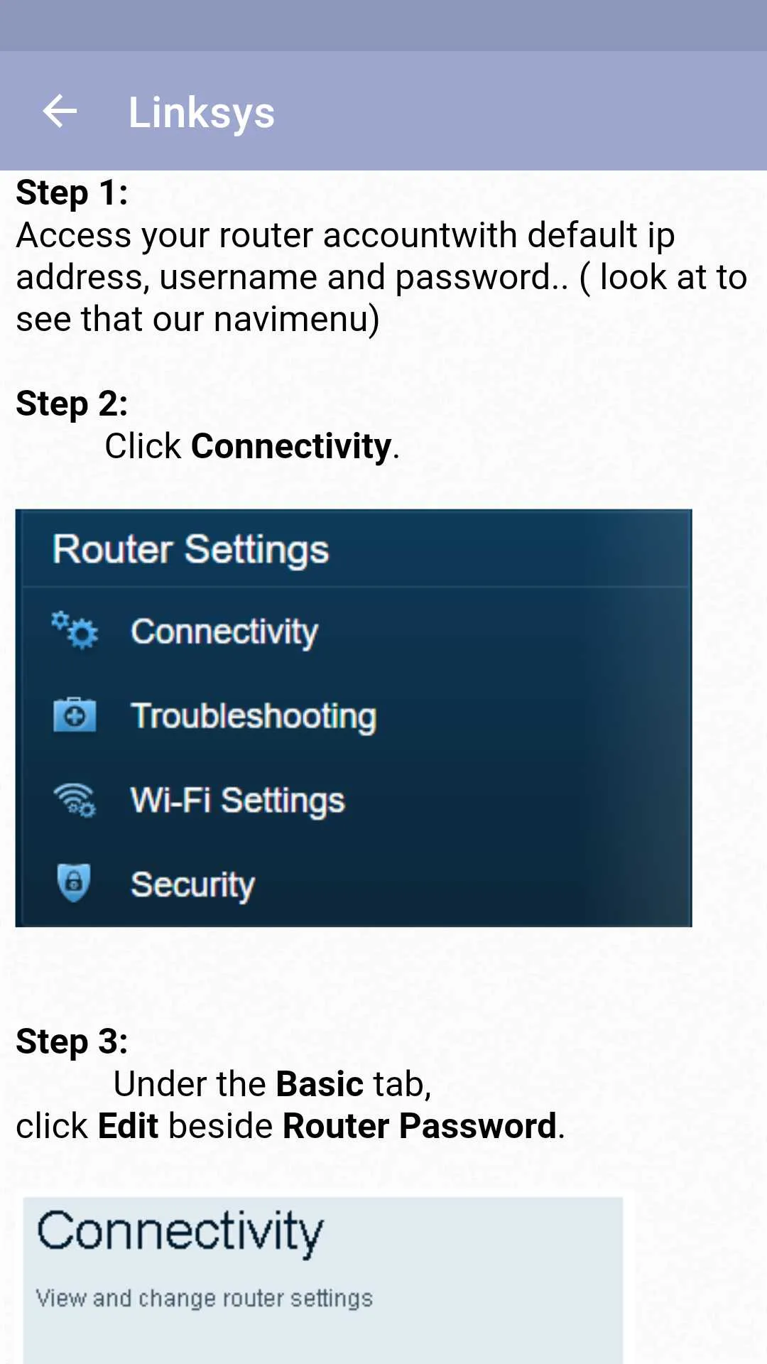 How to change router password | Indus Appstore | Screenshot