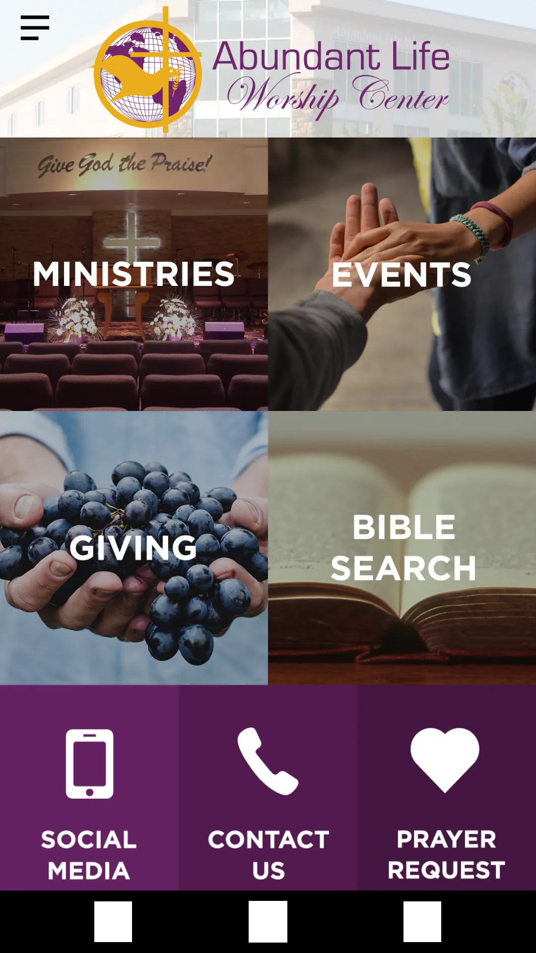 Abundant Life Worship Center - | Indus Appstore | Screenshot