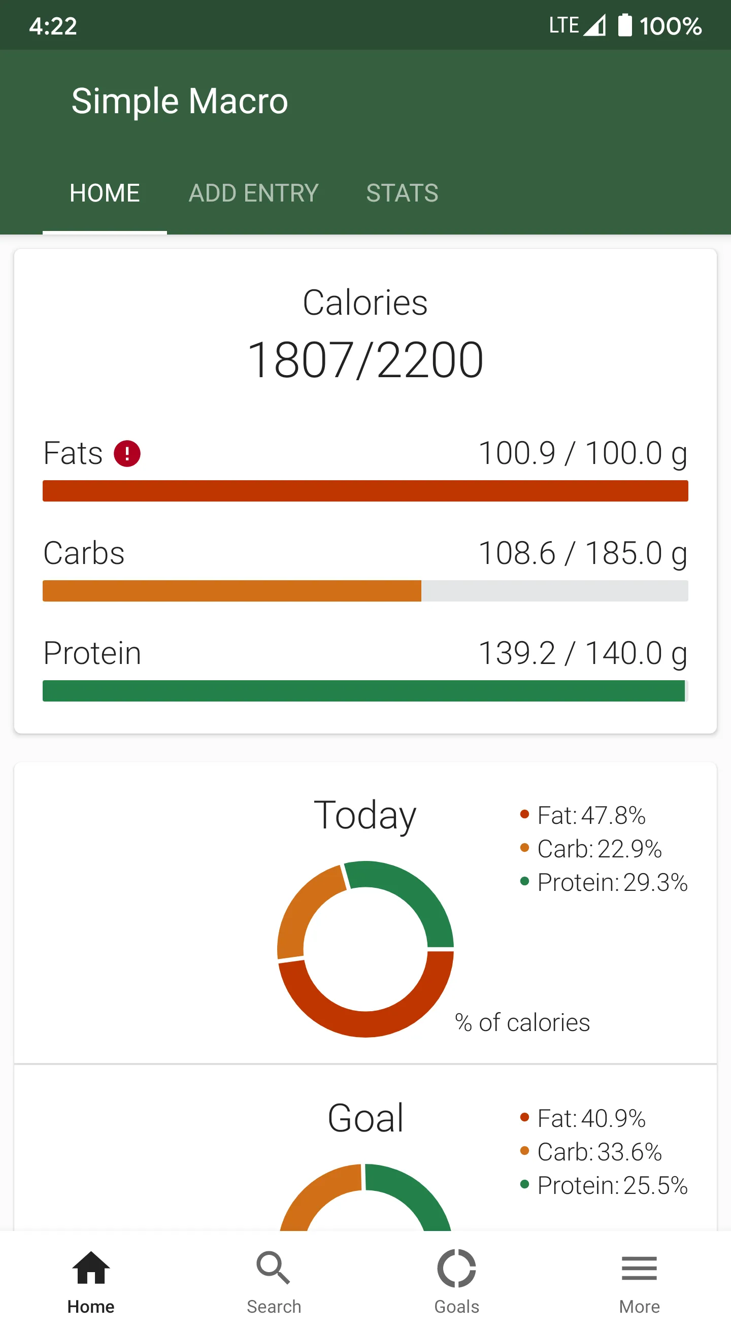 Simple Macro - Calorie Counter | Indus Appstore | Screenshot