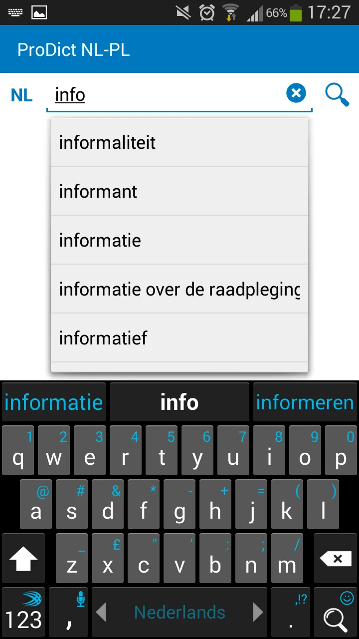 Polish - Dutch dictionary | Indus Appstore | Screenshot