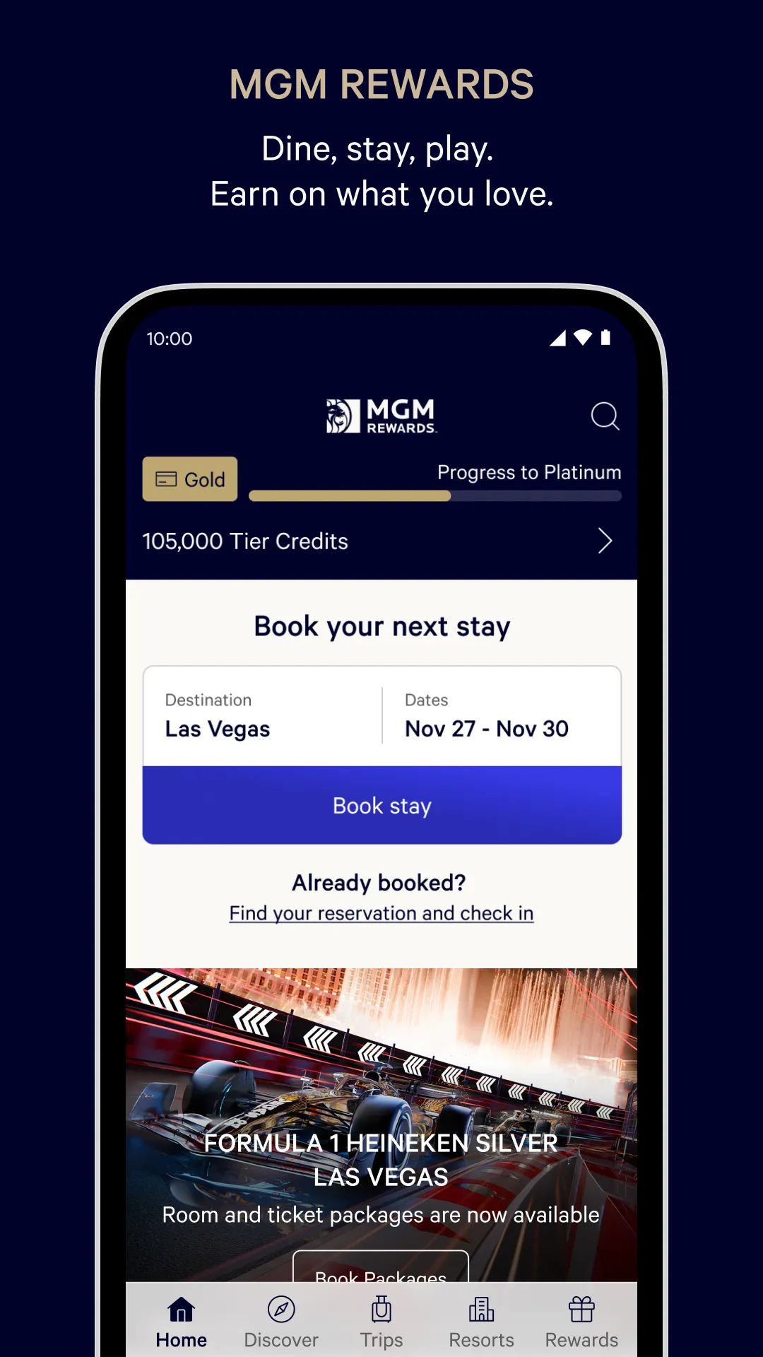 MGM Rewards | Indus Appstore | Screenshot