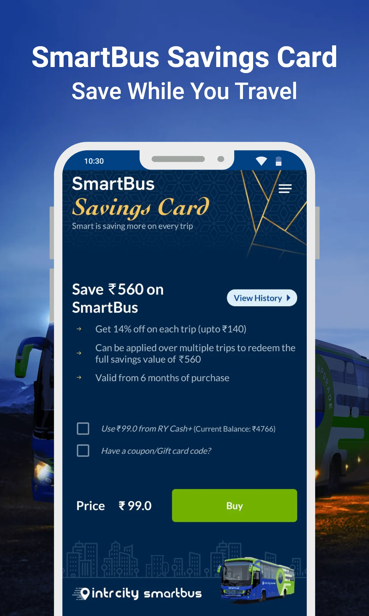 IntrCity: Bus Ticket Booking | Indus Appstore | Screenshot