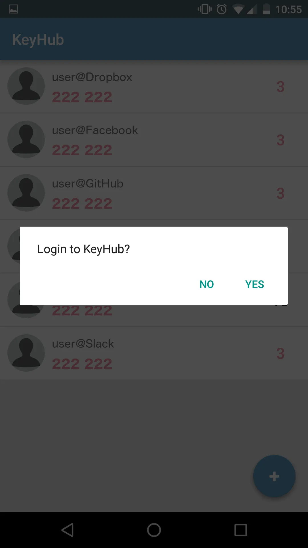 KeyHub 2FA | Indus Appstore | Screenshot