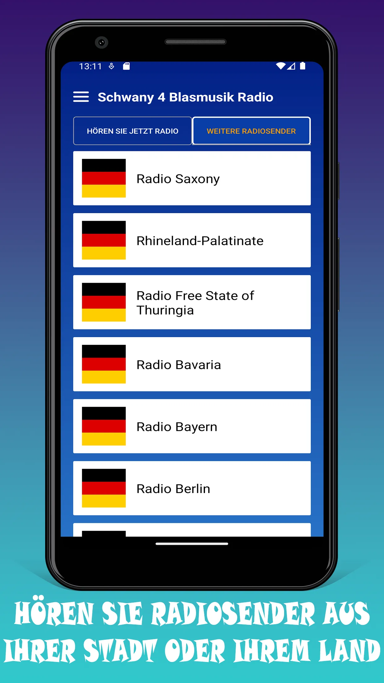 Schwany 4 Blasmusik Radio DE | Indus Appstore | Screenshot