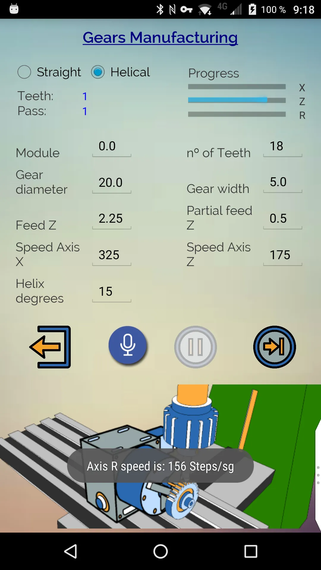 4-Axis Control System | Indus Appstore | Screenshot