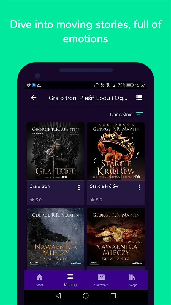 Audioteka: Audiobooks/Podcasts | Indus Appstore | Screenshot