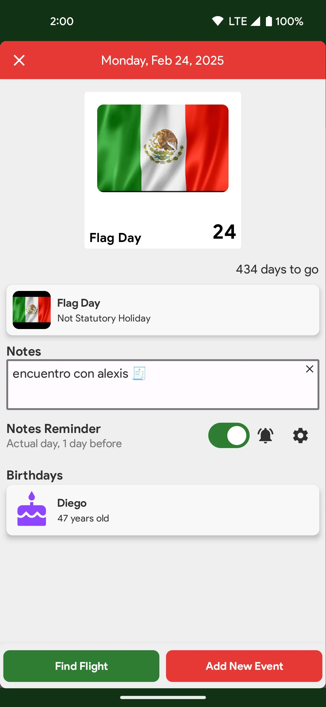 Mexico Calendar | Indus Appstore | Screenshot