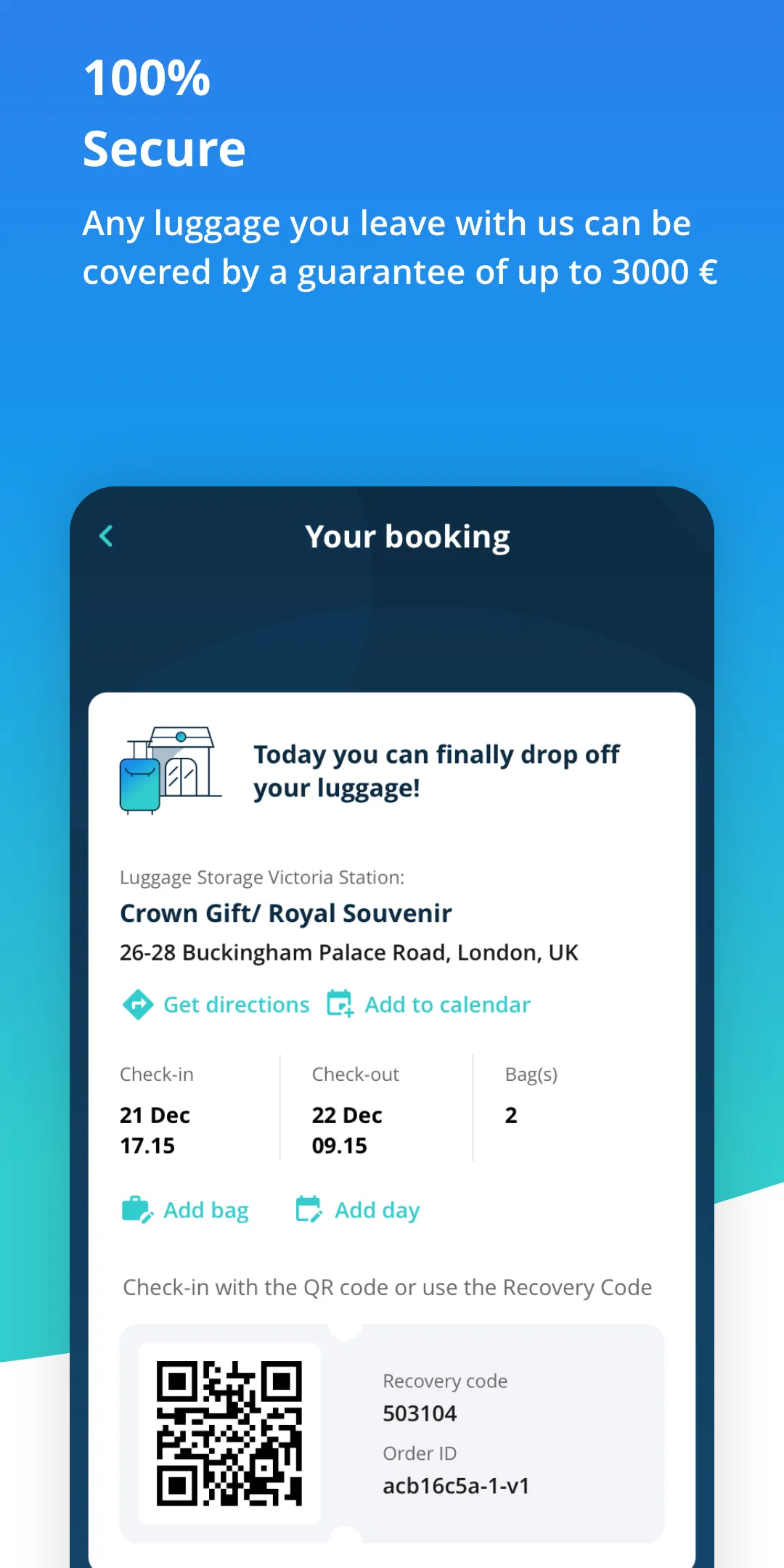 Radical: Luggage Storage | Indus Appstore | Screenshot