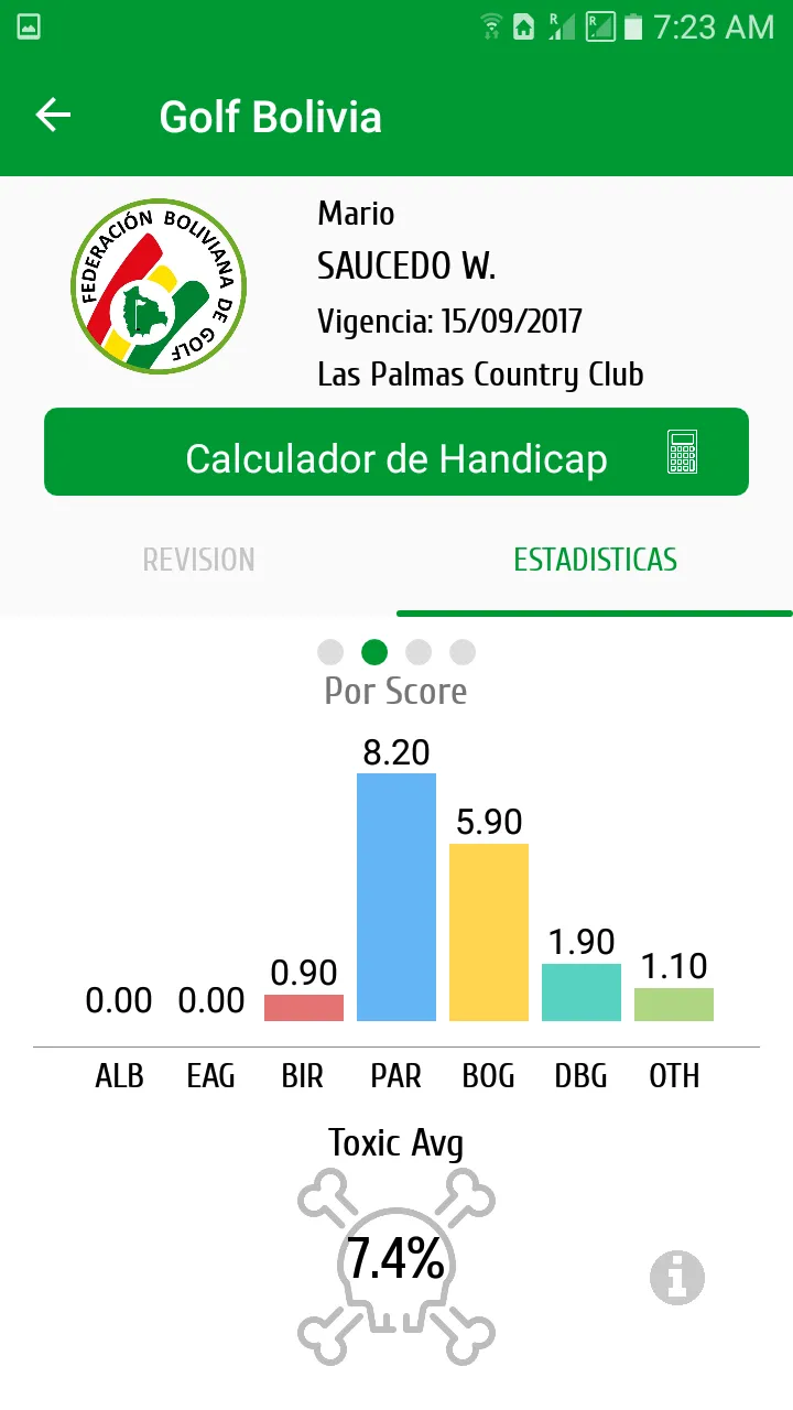 Bolivia Golf Federation | Indus Appstore | Screenshot