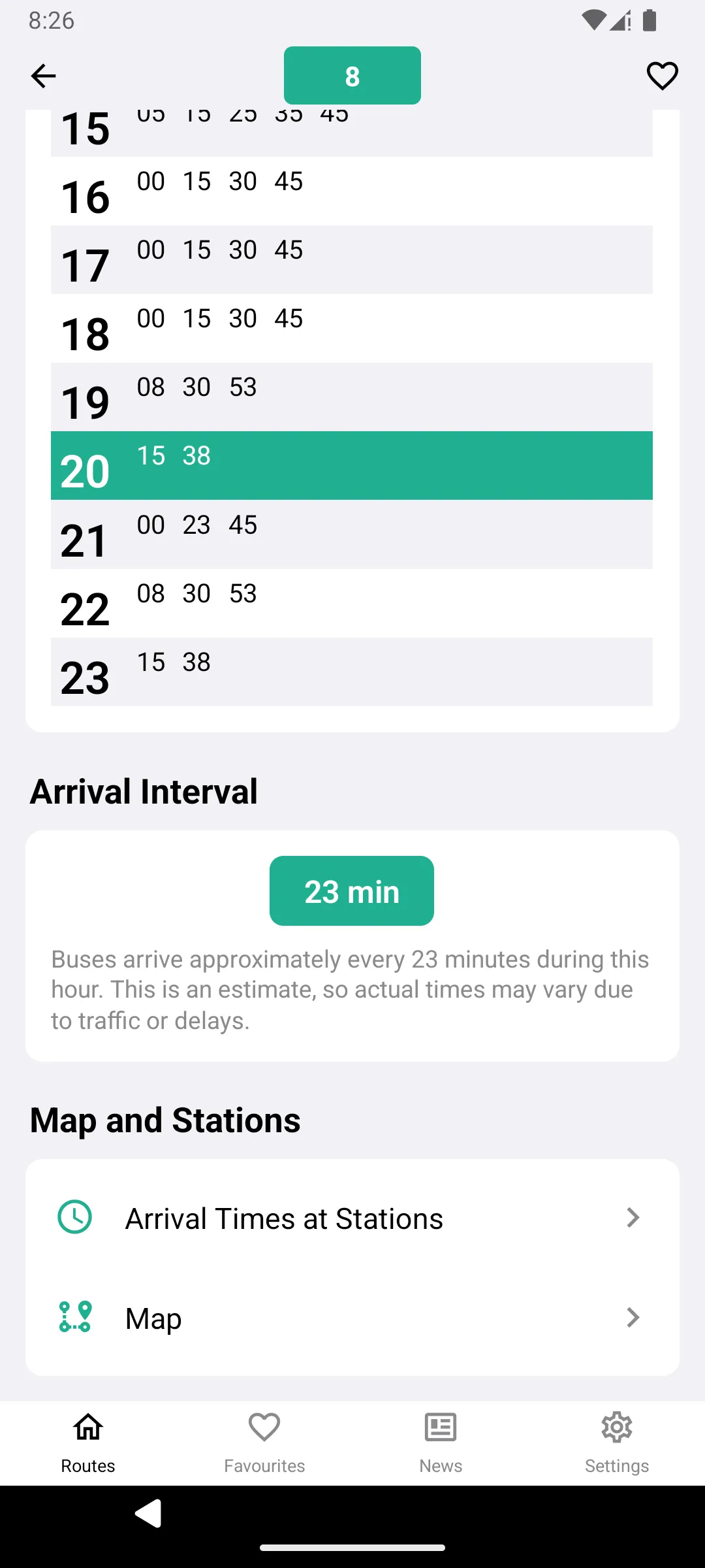 Public Transport Novi Sad | Indus Appstore | Screenshot