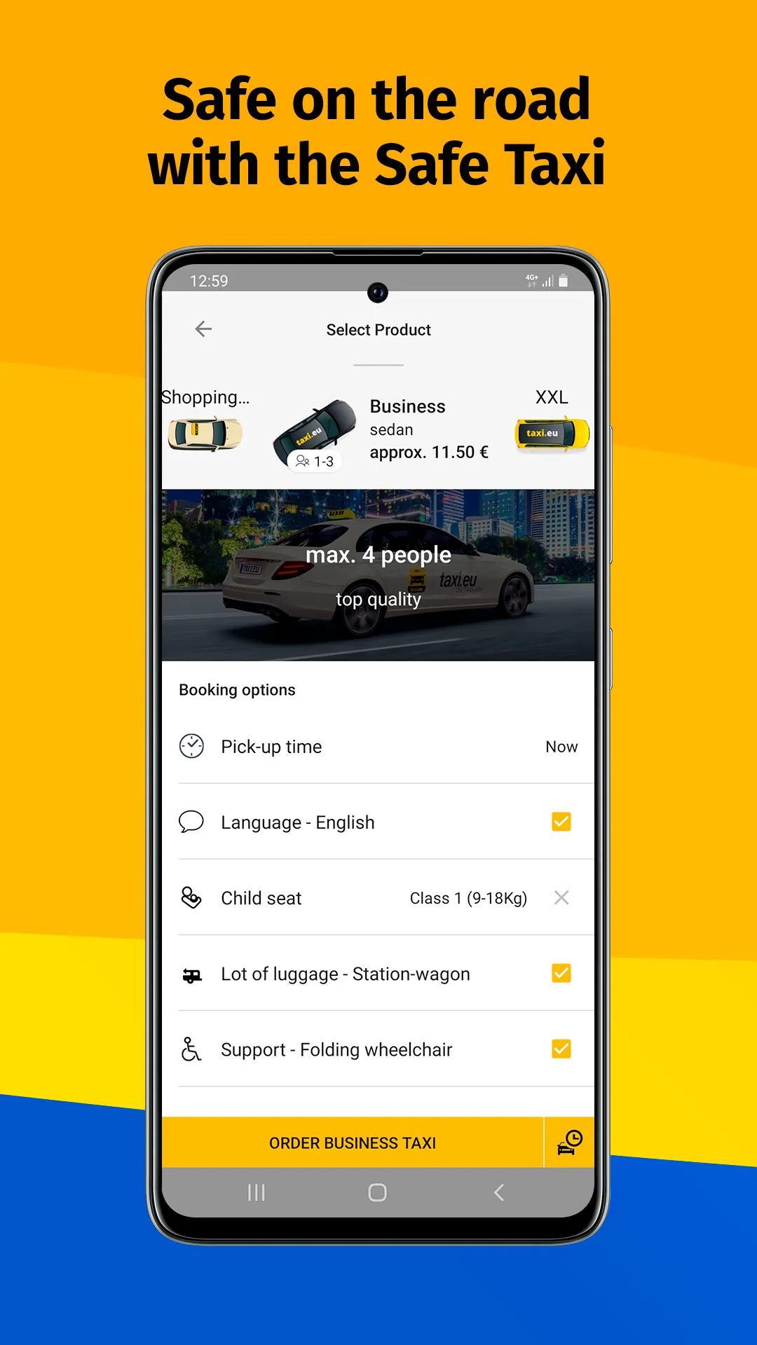 taxi.eu - Taxi App for Europe | Indus Appstore | Screenshot