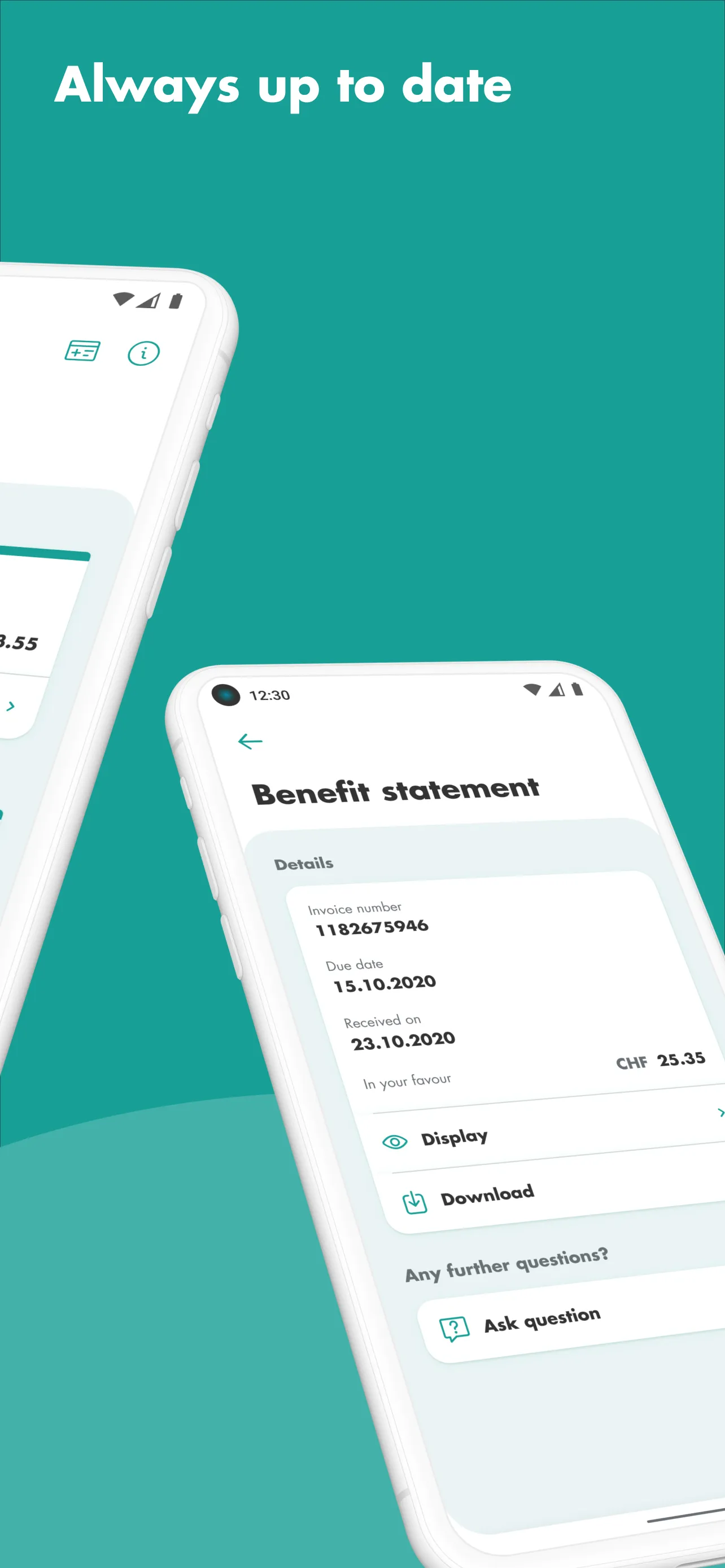 mySWICA | Indus Appstore | Screenshot