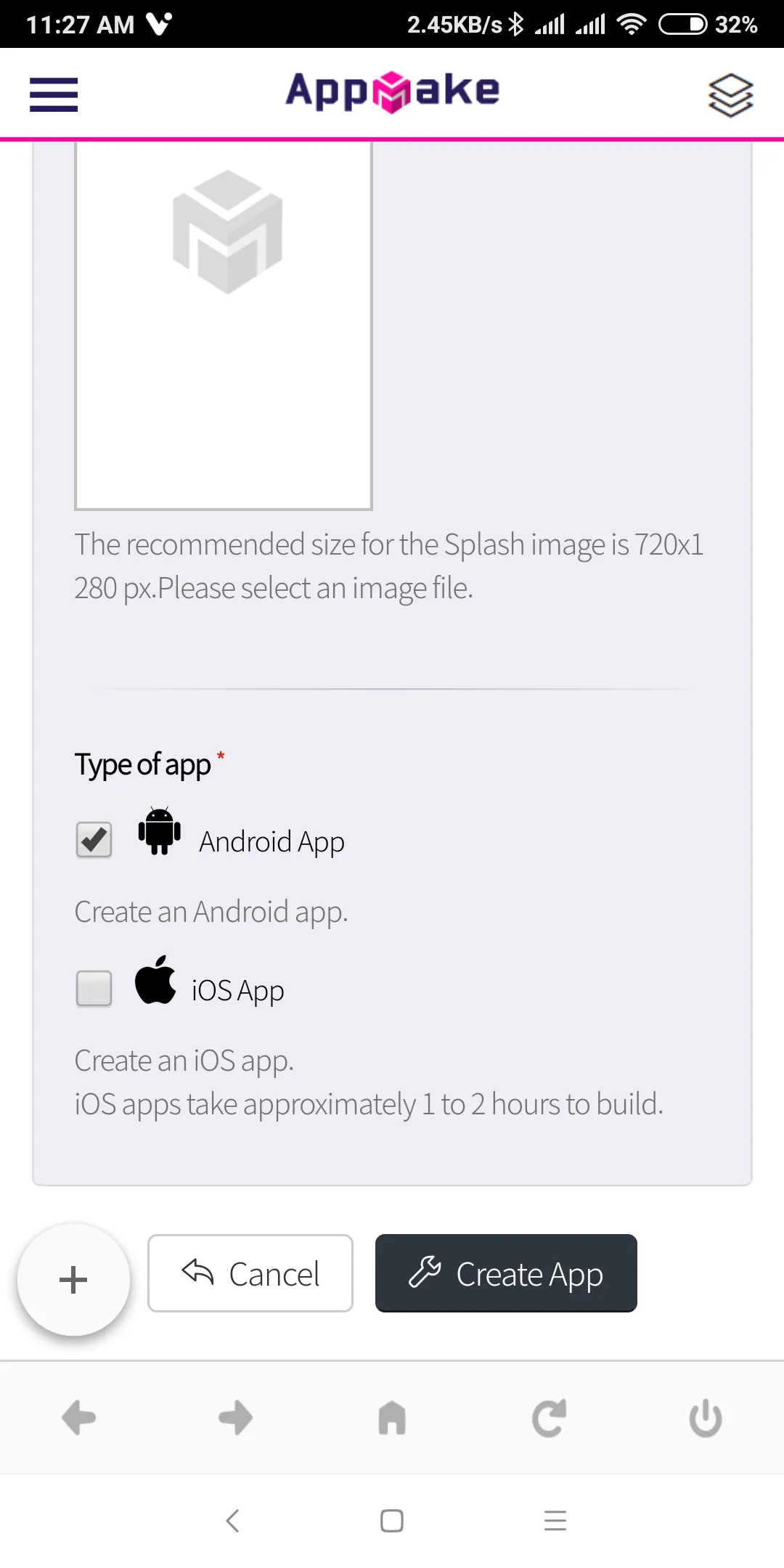 AppMake - Hybrid app maker | Indus Appstore | Screenshot