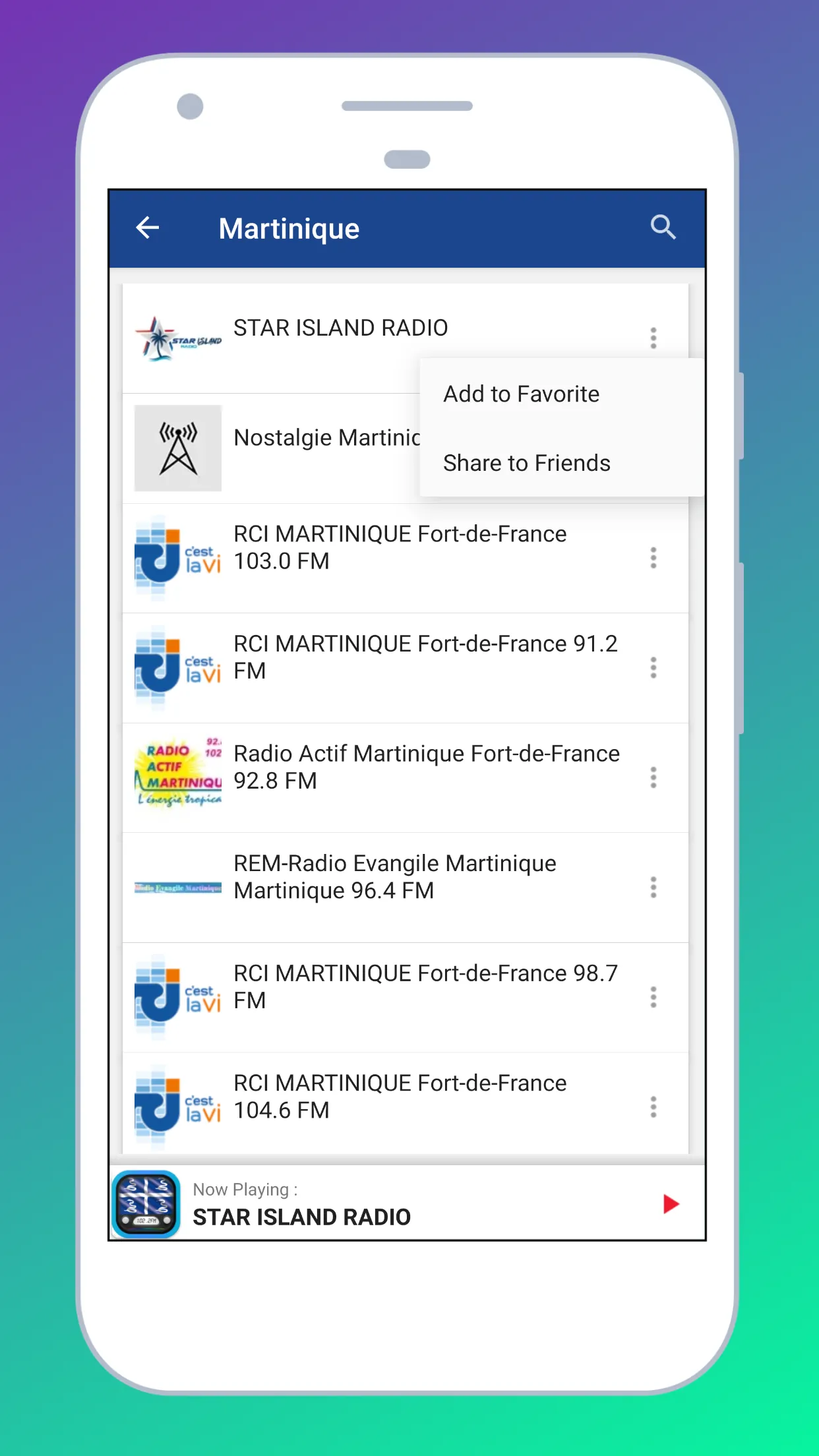 Radio Martinique: Radio Online | Indus Appstore | Screenshot