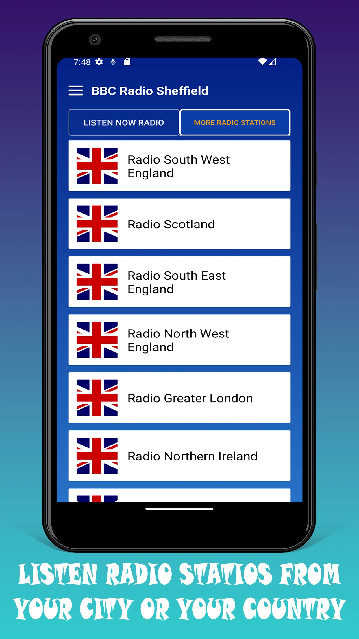 BBC Radio Sheffield UK Online | Indus Appstore | Screenshot