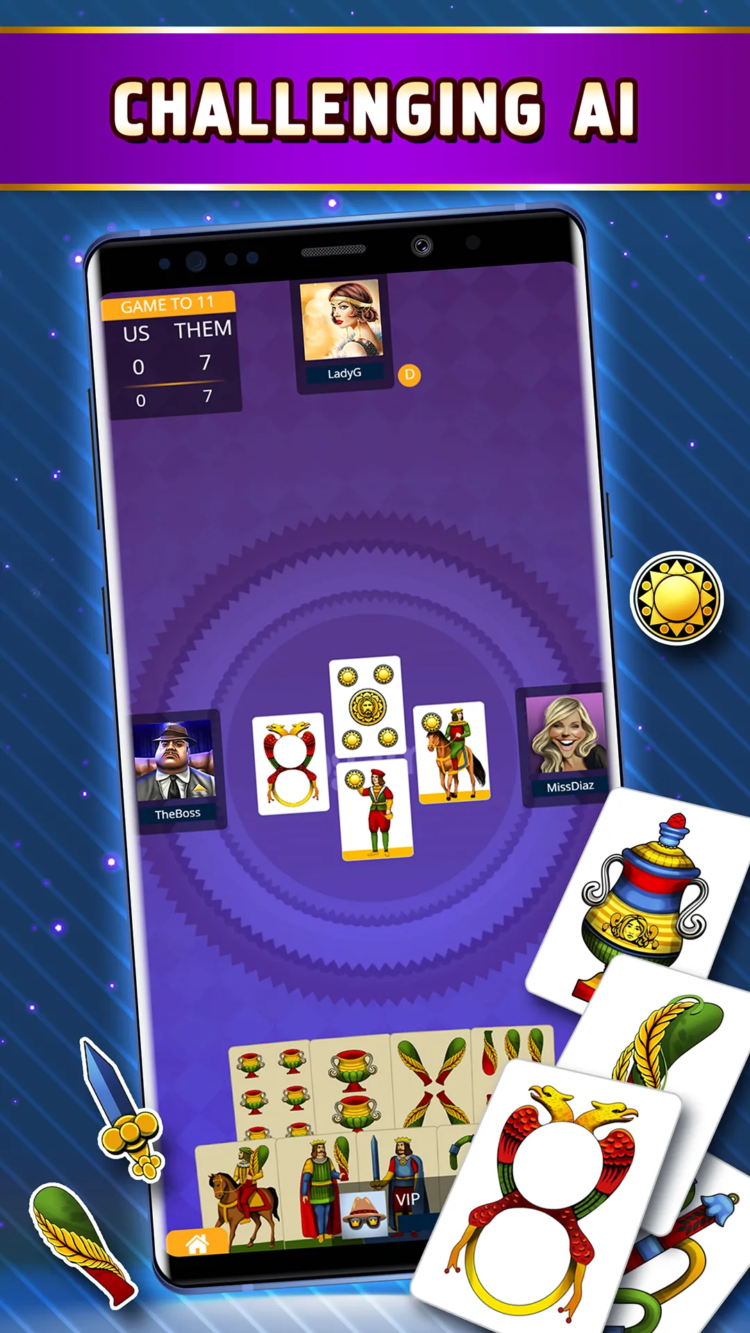 Tressette Offline - Card Game | Indus Appstore | Screenshot