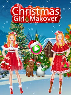 Christmas Makeup Salon Games For Girls | Indus Appstore | Screenshot