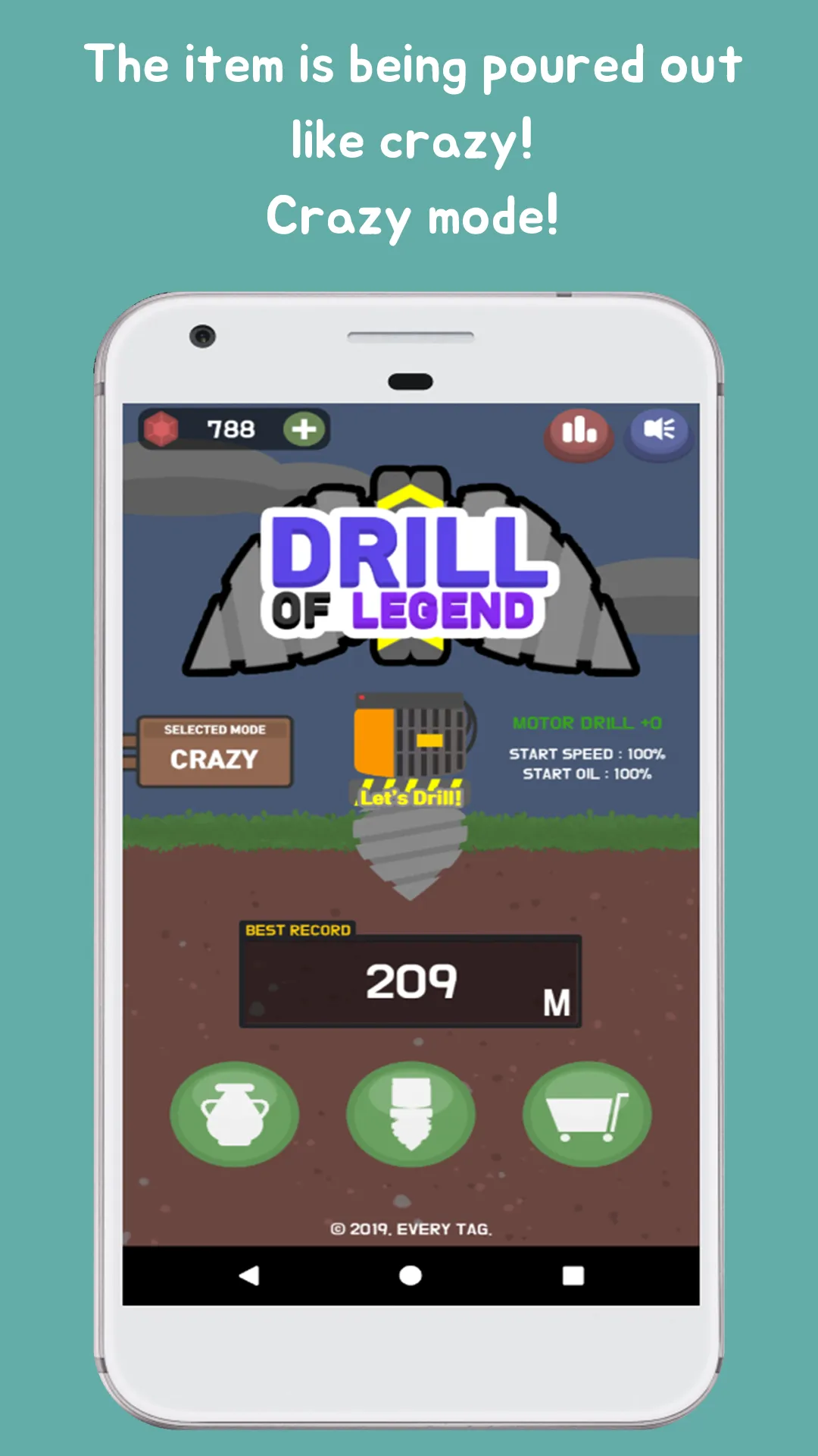 Legend Of Drill - infinite gro | Indus Appstore | Screenshot