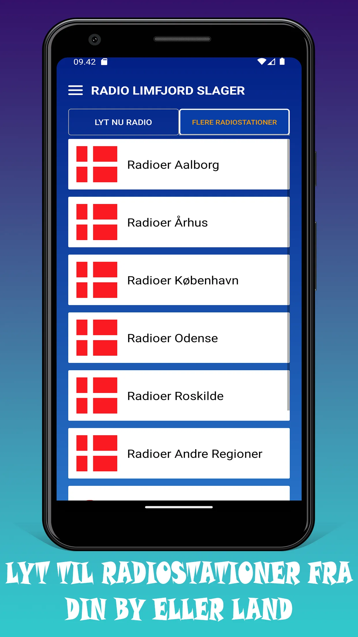 Radio Limfjord App FM Danmark | Indus Appstore | Screenshot