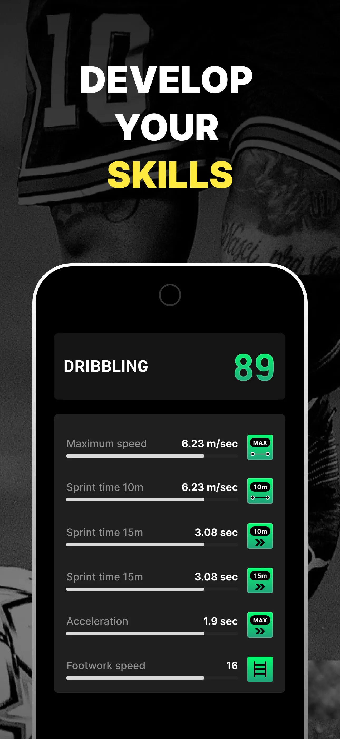 JuniStat - Smart Soccer Tests | Indus Appstore | Screenshot