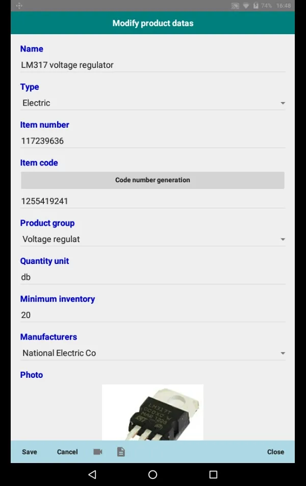 Warehouse Manager | Indus Appstore | Screenshot