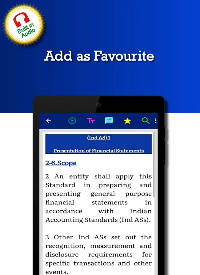 Indian Accounting Standards (Ind-AS) | Indus Appstore | Screenshot