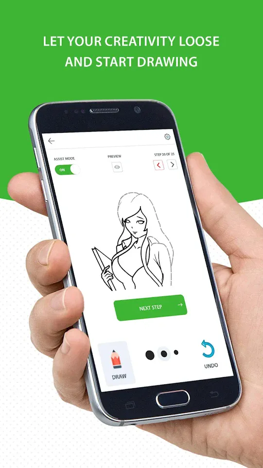 Learn to Draw Hot Anime Girls | Indus Appstore | Screenshot