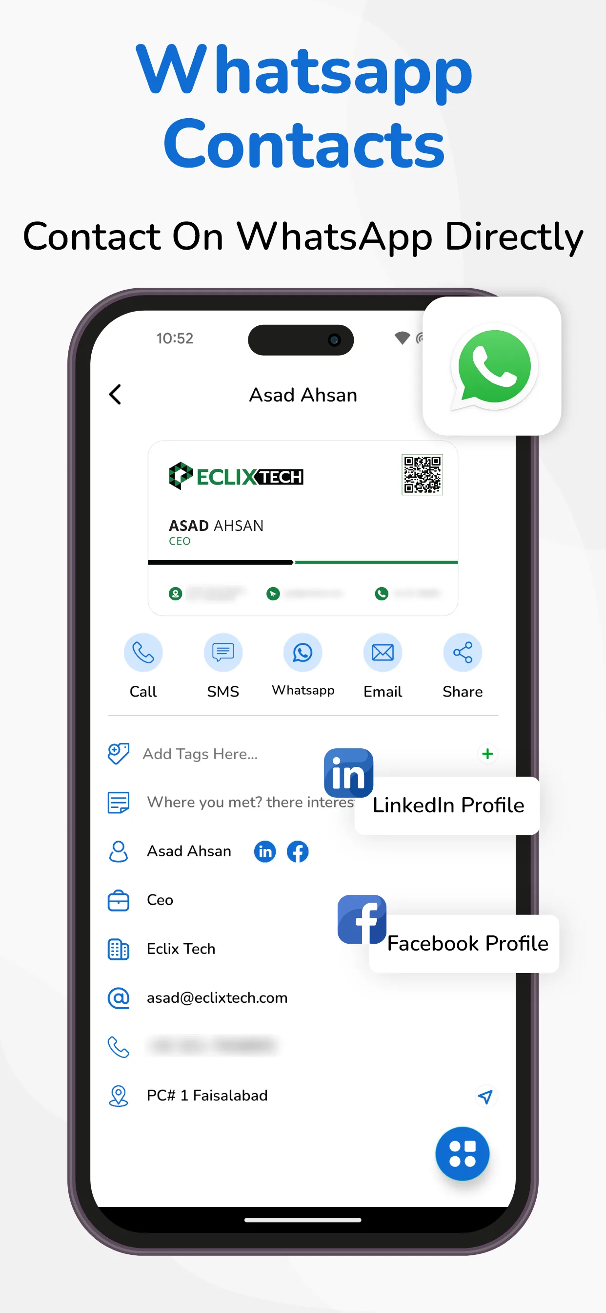 Visiting Card Scanner & Reader | Indus Appstore | Screenshot