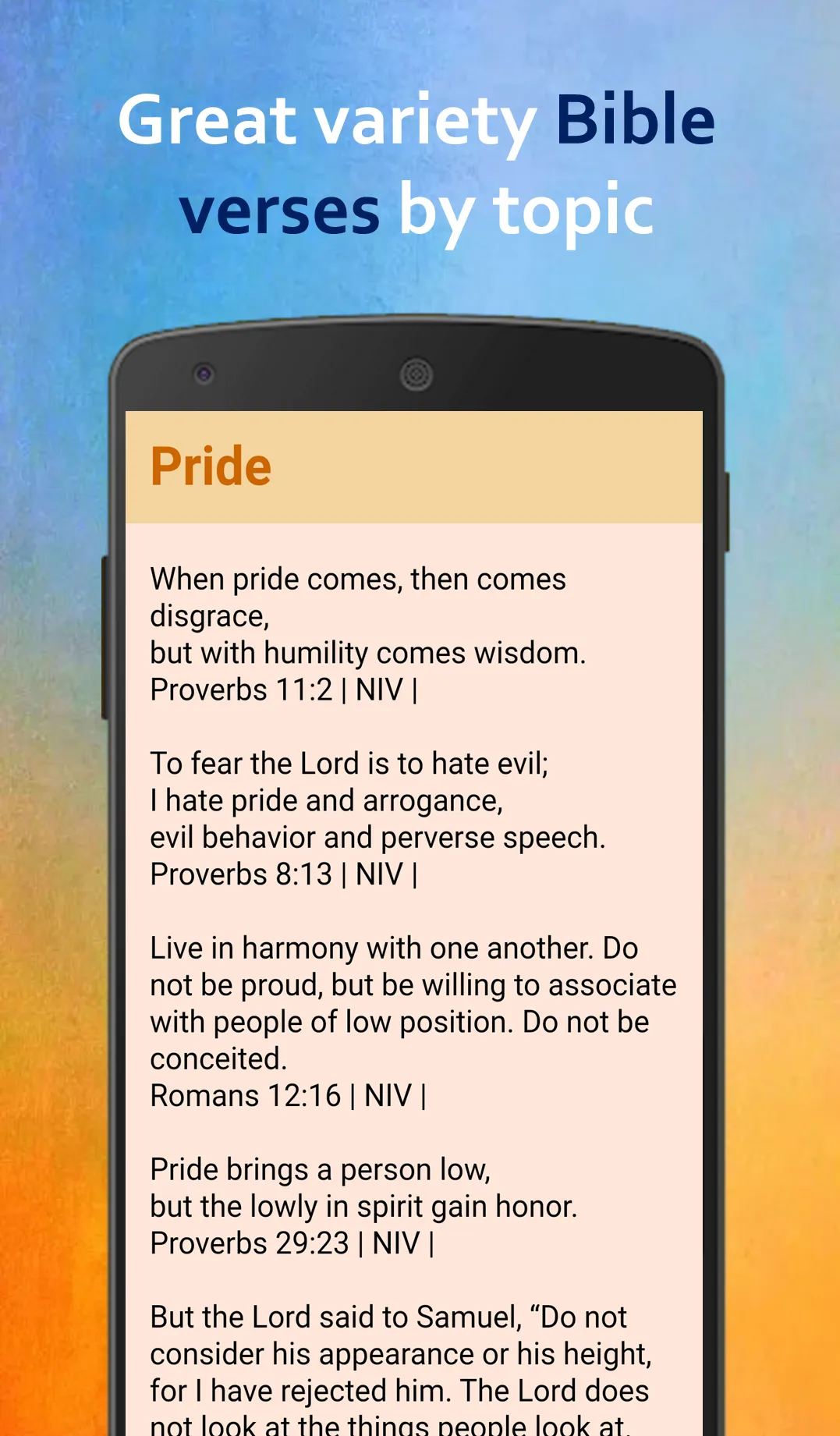 Bible Verses by Topics Daily | Indus Appstore | Screenshot