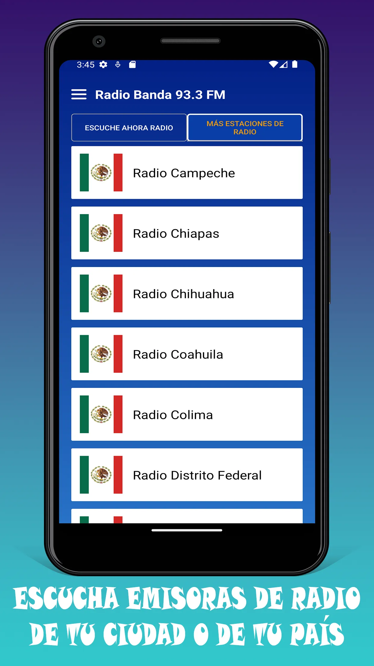 Banda 93.3 Radio Monterrey FM | Indus Appstore | Screenshot