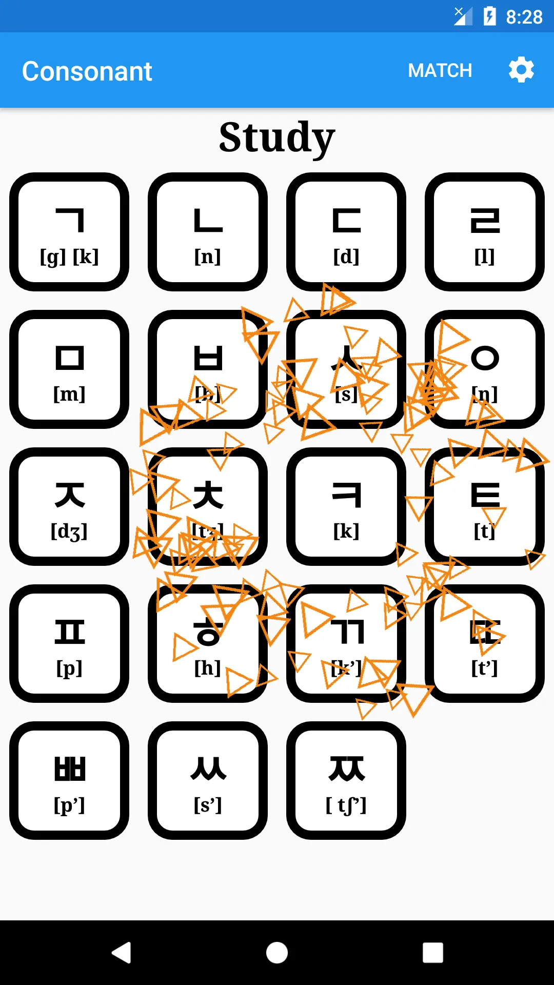 Learning 가나다 (Learning Korean  | Indus Appstore | Screenshot