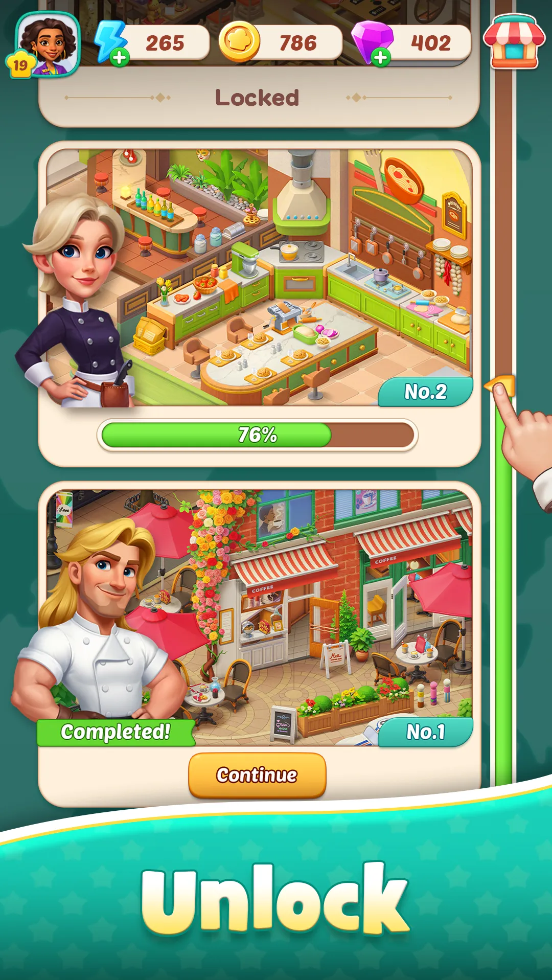 Foodstars: Merge & Cook | Indus Appstore | Screenshot