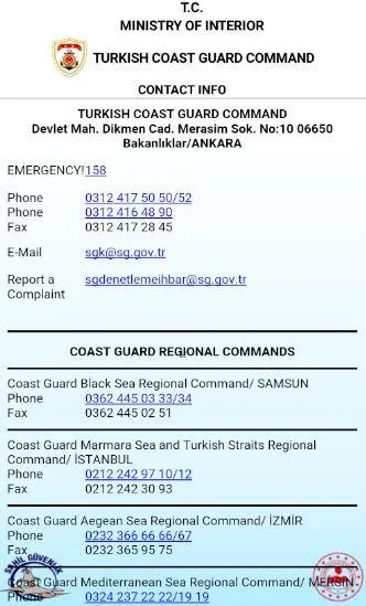 Turkish Coast Guard Command | Indus Appstore | Screenshot