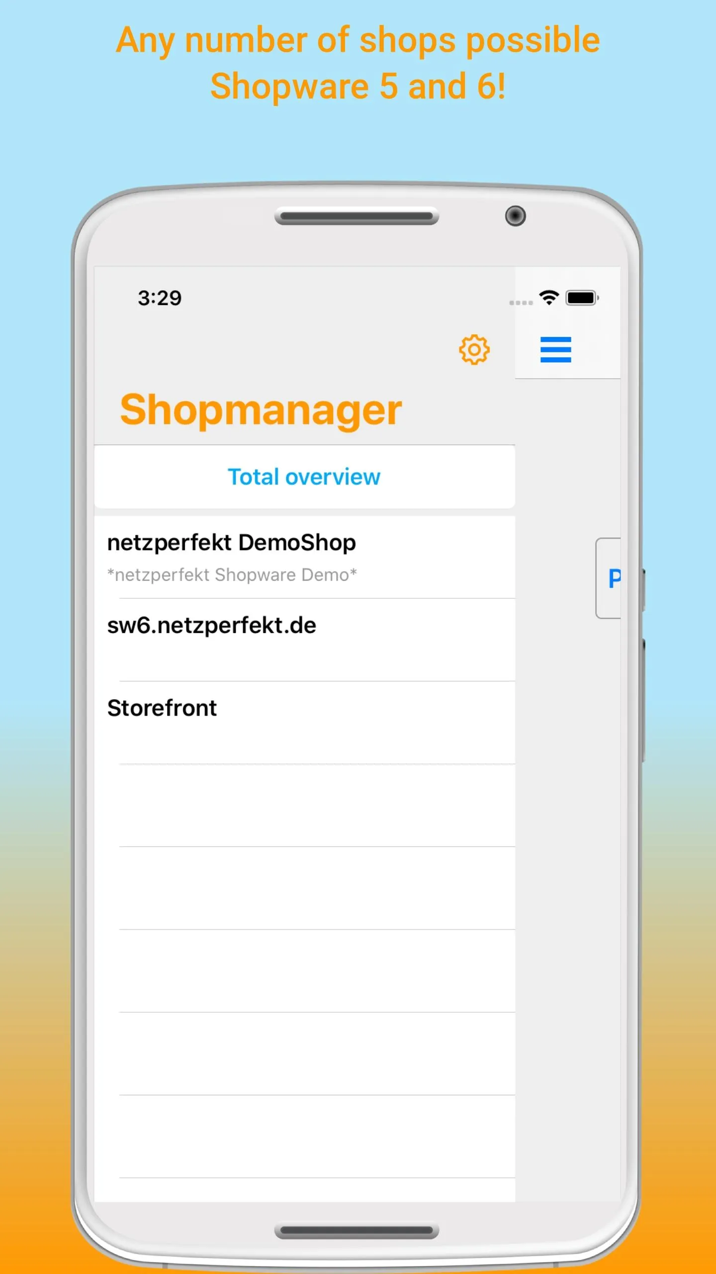 Mobile Shopmanager Shopware | Indus Appstore | Screenshot