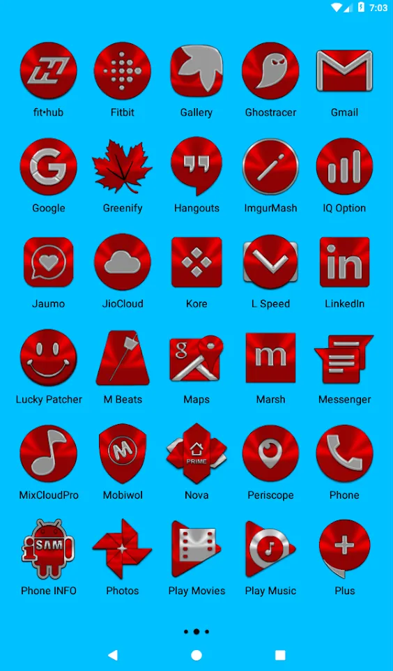 Red Icon Pack | Indus Appstore | Screenshot