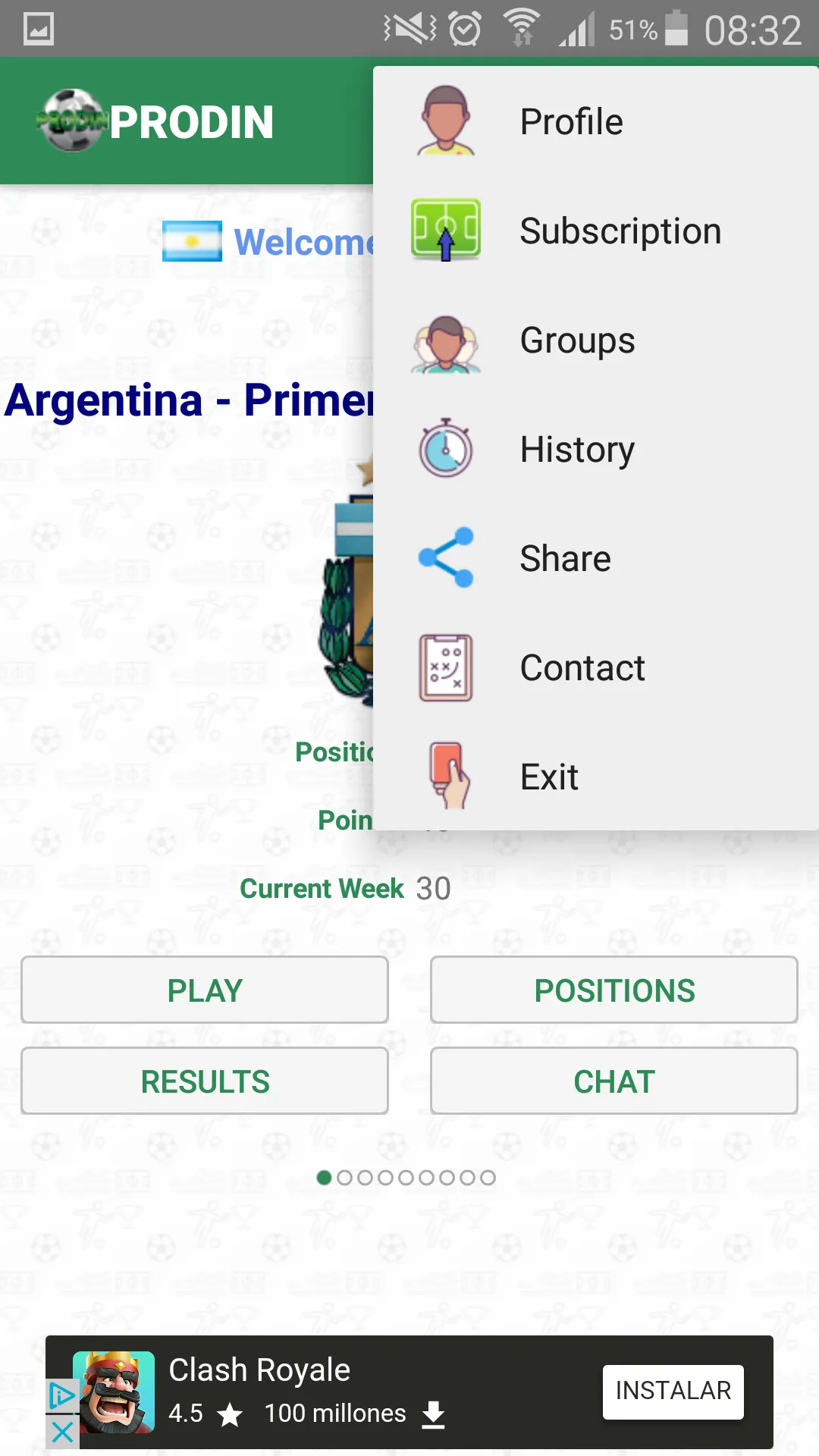 Prodin - Sport Pools | Indus Appstore | Screenshot